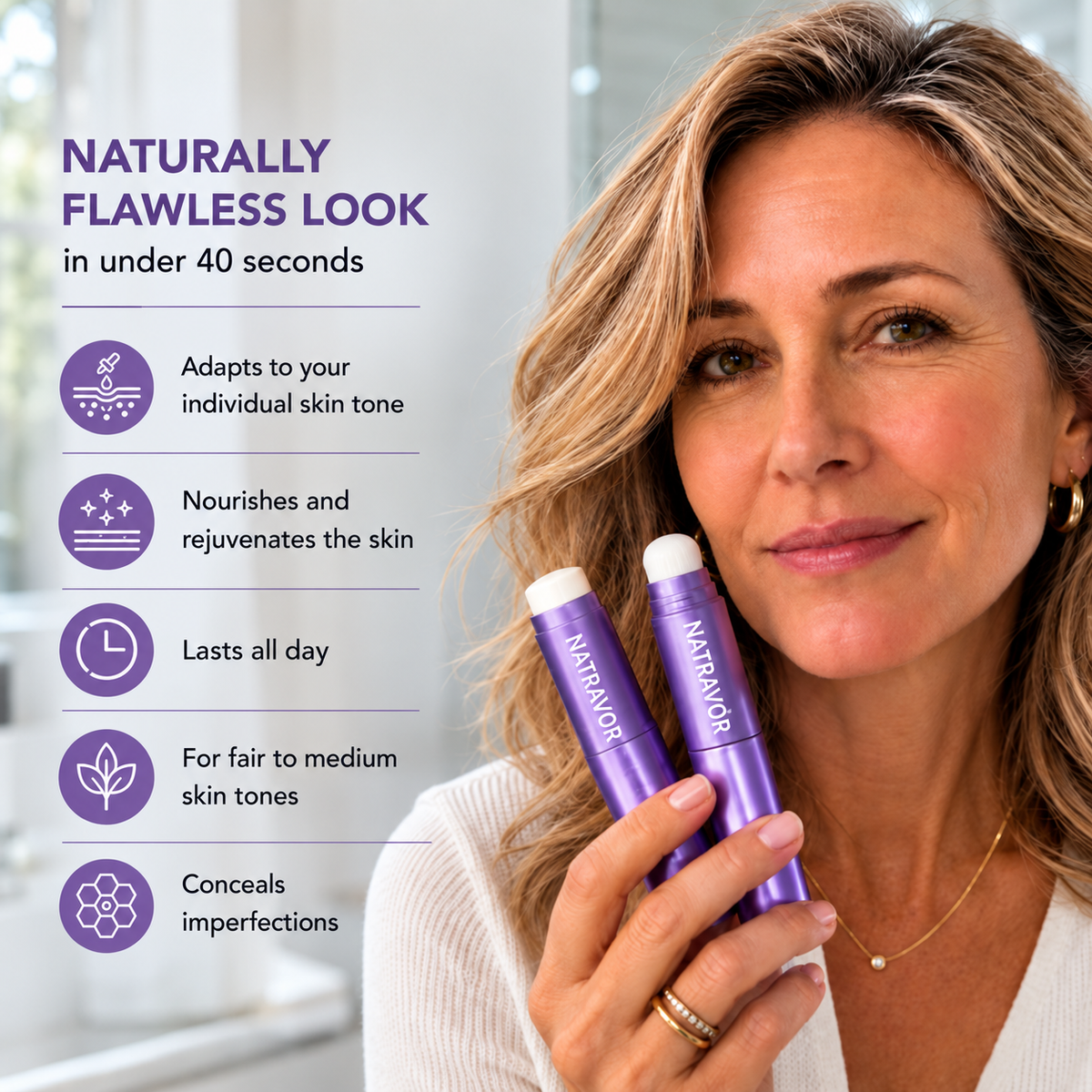 Changing Foundation Stick – The stick that makes mature skin glow again