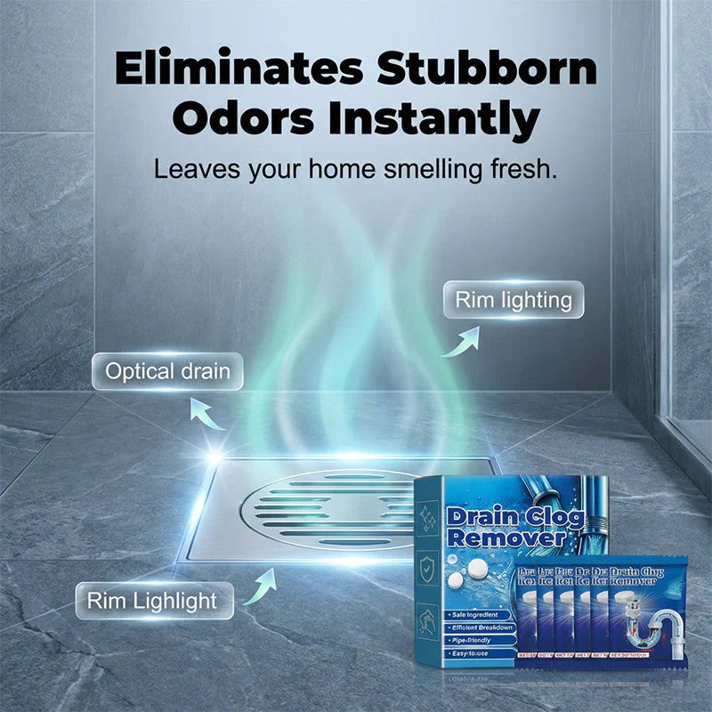 📢Summer Limited-Time Offer Effervescent Drain Clog Remover Tablets