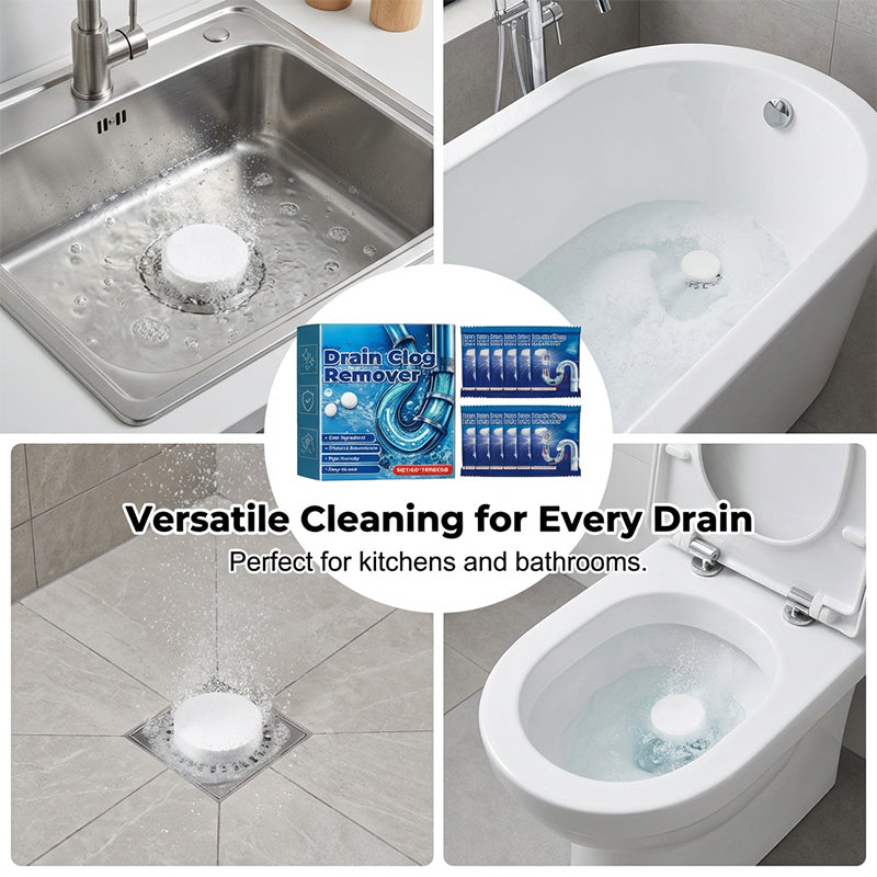 📢Summer Limited-Time Offer Effervescent Drain Clog Remover Tablets